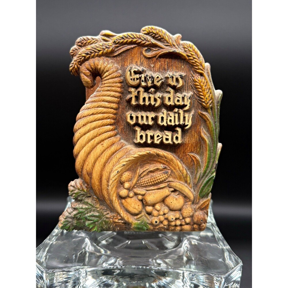MCM 1958 "Give Us This Day Our Daily Bread" resin napkin holder